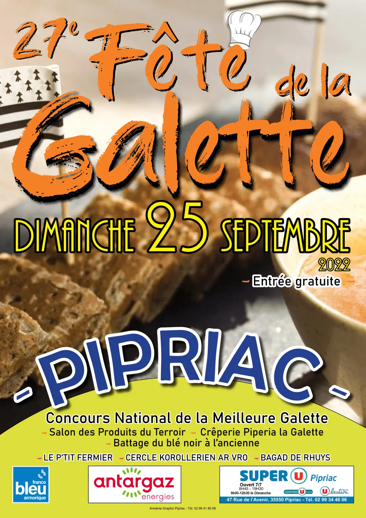 2022 Affiche Fete de la Galette